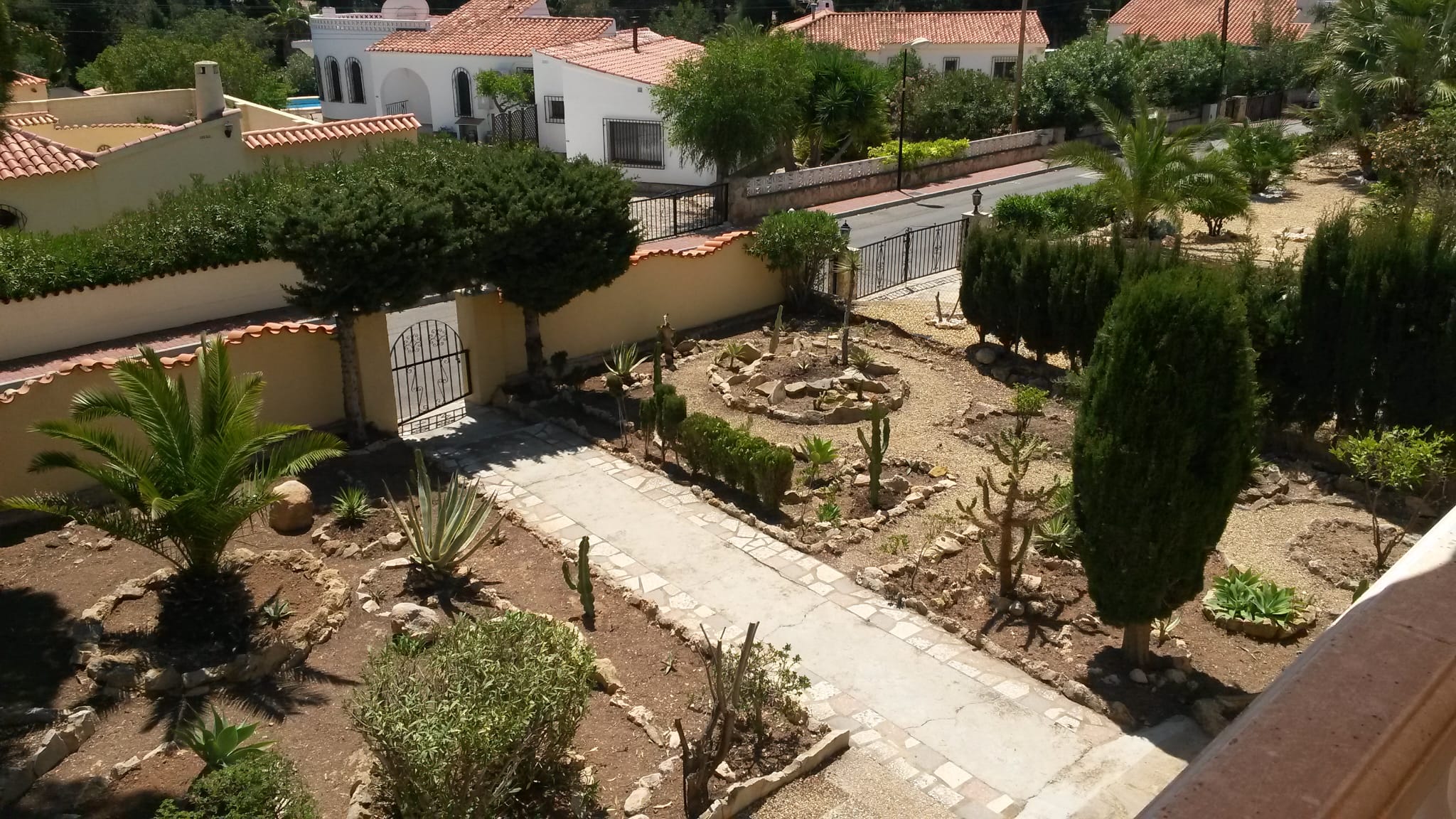 Garten von oben